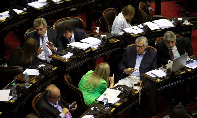 Lawmakers debate at the Argentine Congress in Buenos Aires, Argentina December 1