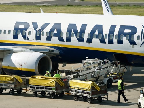 Avión de Ryanair