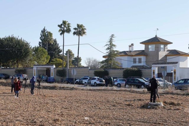 Despliegue policial en la zona de Las Tinajas donde se registró el tiroteo