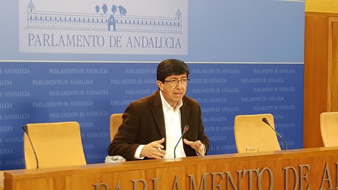 Juan Marín, hoy ante los medios