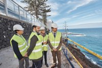 Retoman las obras del Paseo de la Costa entre el Mirador de la Paz y el Hotel Semiramis