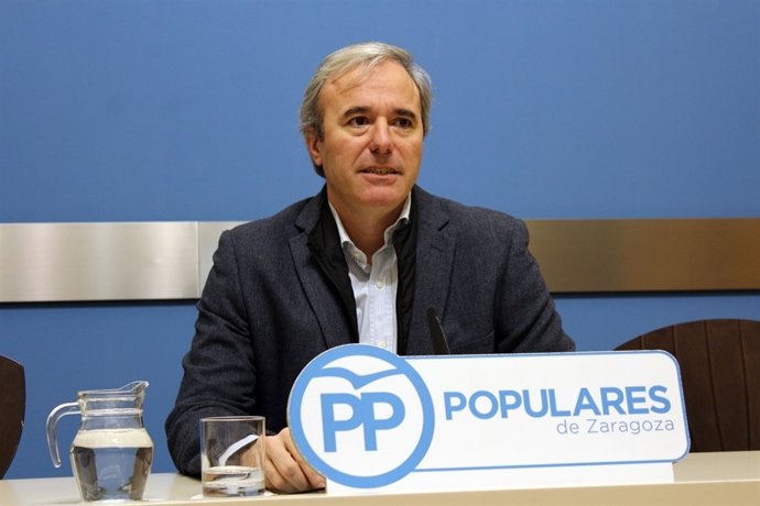 El portavoz del PP en el Ayuntamiento de Zaragoza, Jorge Azcón