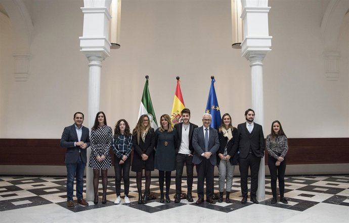 Entrega en San Telmo de los Premios Andalucía Joven