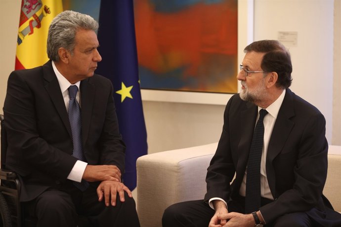 Rajoy rep al president de l'Equador, Lenin Moreno