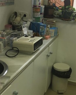 Estufa en el centro de Trafalgar 