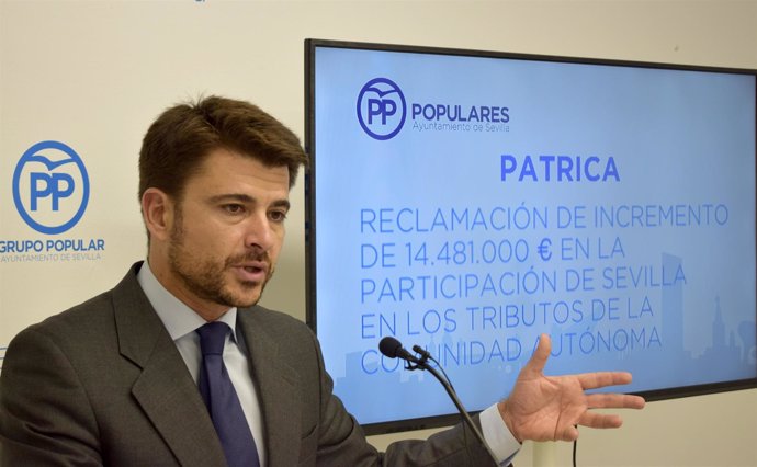 Beltrán Pérez, portavoz municipal del PP.