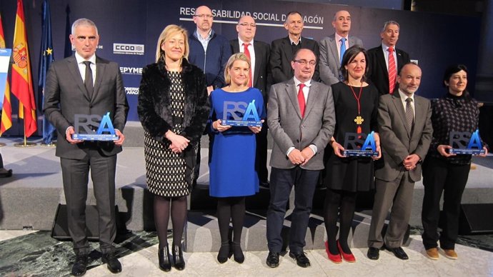 Entrega de los Premios Responsabilidad Social de Aragón 2017