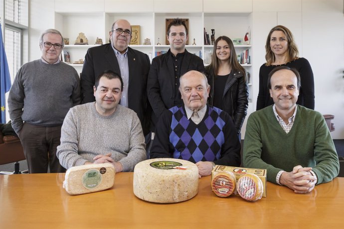 Oria recibe a los premiados en los World Cheese Award 2017.