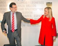 Rajoy y Cifuentes acudirán este miércoles en Las Rozas a la tradicional cena de Navidad del PP de Madrid