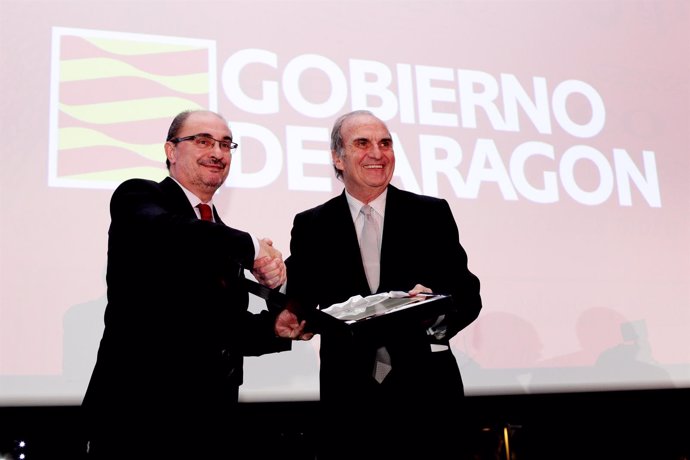 Lambán ha recogido el premio este martes en Barcelona 