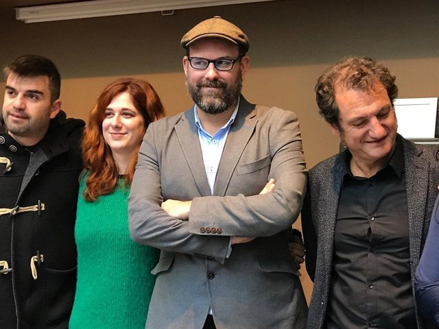 Martiño Noriega y parte de su equipo