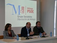 El PSOE acusa a Cs de "estar al servicio" del PP en la Diputación de Málaga, que en 2011 "estaba saneada"