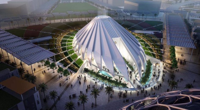 Pabellón de Emiratos Árabes Unidos en la Expo de Dubai diseñado por Calatrava
