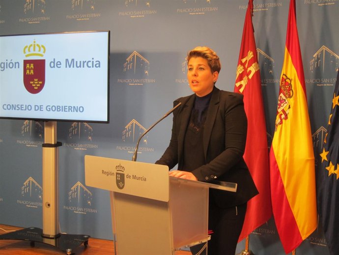 La portavoz del Gobierno regional, Noelia Arroyo