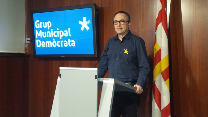 El portaveu del grup Demòcrata de Barcelona, Jaume Ciurana