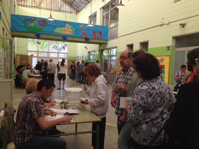 Inicio de la jornada de las elecciones municipales en Catalunya.