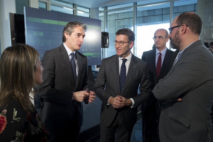 El titular del govern gallec, Alberto Núñez Feijóo, amb el Ministre De Foment
