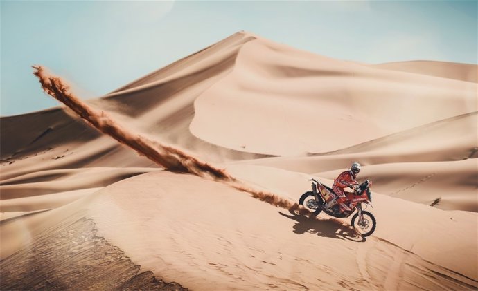 Gerard Farrés en el Rally Dakar