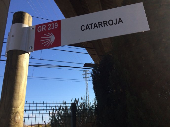 Señalización del Camino de Santiago en Catarroja