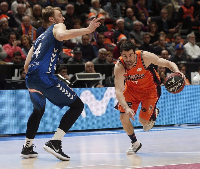 Rafa Martínez en el Valencia Basket - Delteco GBC