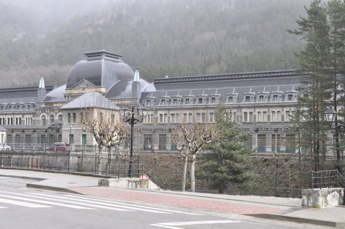 Estación internacional de Canfranc. 