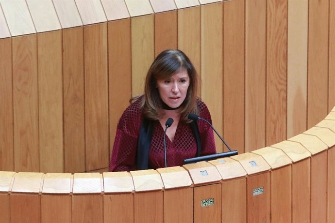 Beatriz Mato, en la Cámara gallega