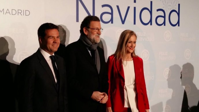 Cristina Cifuentes y Mariano Rajoy