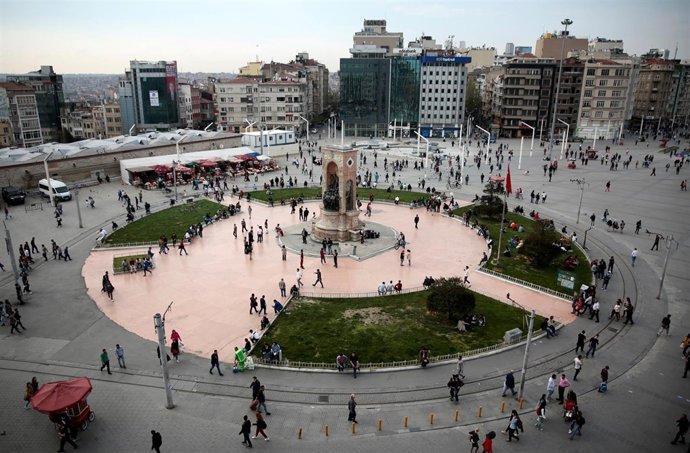 Plaza de Taksim, en Estambul (Turquía)
