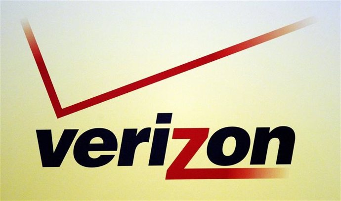 Imagen de archivo del logo de Verizon en una exposición en Lousiana, EEUU