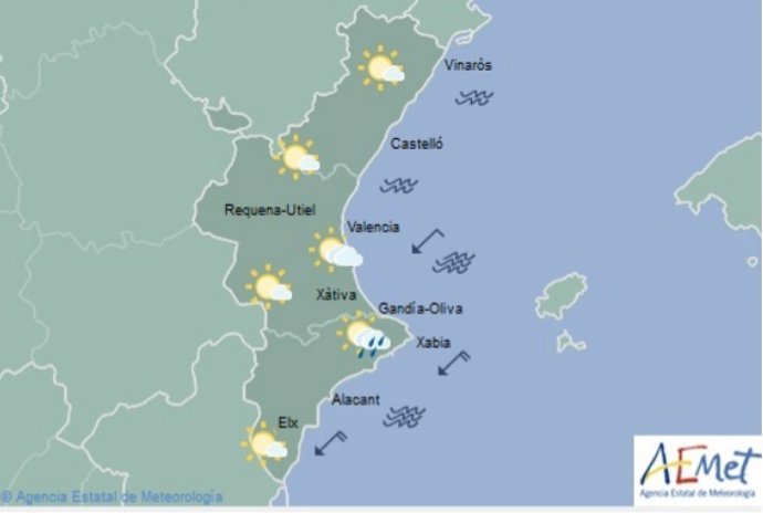 Predicción de este jueves 