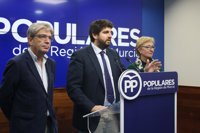 López Miras: "En esta nueva etapa del PP, la Región tendrá infraestructuras del siglo XXI por tierra, mar y aire"