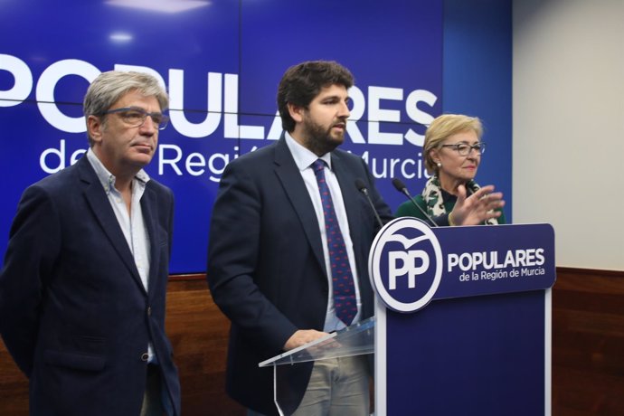 Prensa Pp Regional (Np) López Miras Preside La Junta Directiva Regional+Audio+Fo