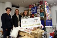 La Diputación de Málaga entrega lotes de productos de primera necesidad a la Fundación Corinto y la Ciudad de los Niños