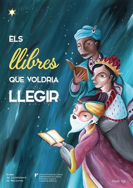 Cartel de la Campaña de Navidad del Gremio de Libreros de Mallorca