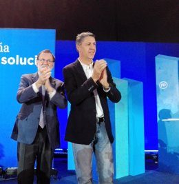 Mariano Rajoy y Xavier García Albiol, PP
