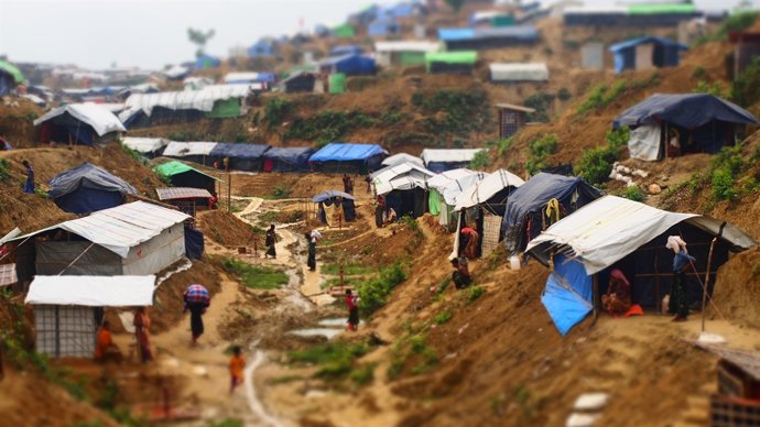 Campament de refugiats rohingyes a Bangladesh