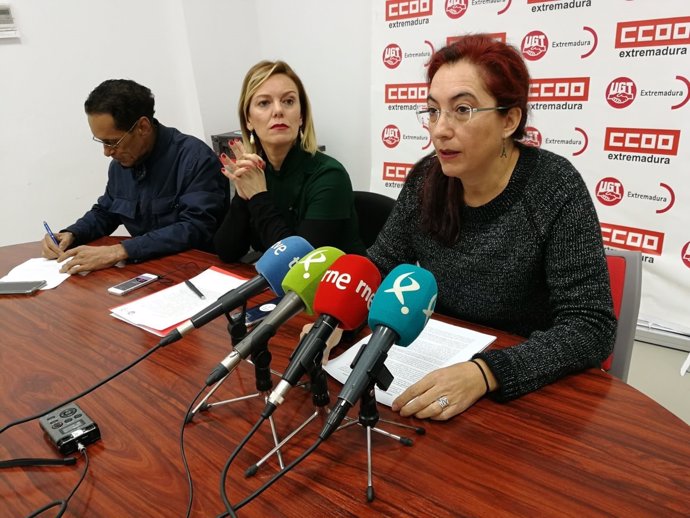 Rueda de prensa ccoo 