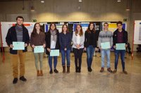 Iranzu Oyarzábal, de la UPNA, gana el concurso de pósteres sobre trabajos de fin de estudios de energías renovables