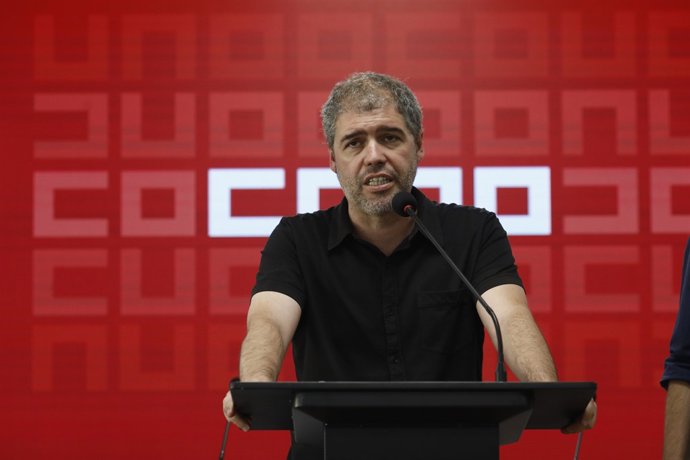Unai Sordo en roda de premsa