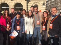 Afiliados de Cs Málaga participan como apoderados en las elecciones catalanas