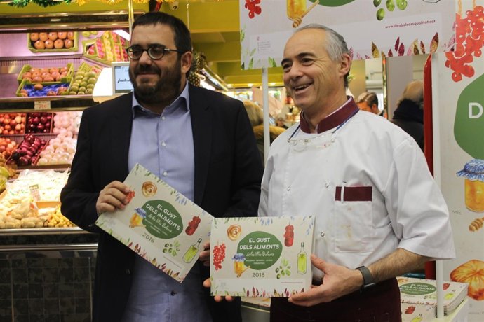 Calendario con productos de Baleares