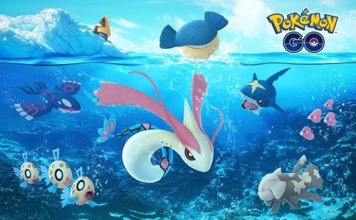 Pokémon de hielo y agua de la región de Hoenn 