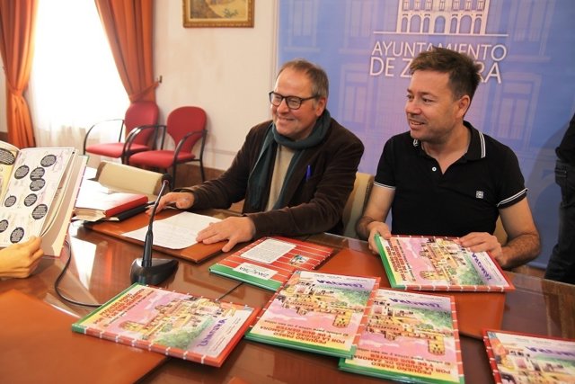 Presentación del cómic con la historia de Zamora