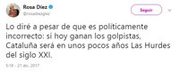 El PSOE extremeño pide a Rosa Díez que retire un juicio emitido sobre Las Hurdes a propósito de la situación catalana