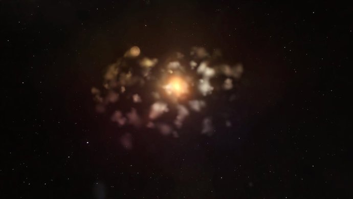 Recreación de RZ Piscium