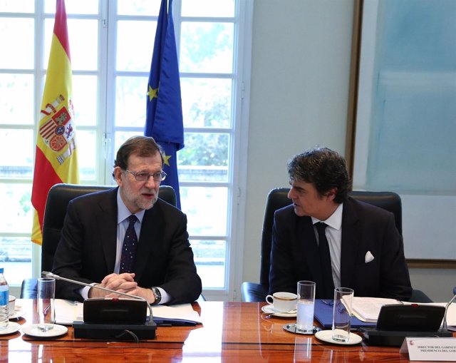 Mariano Rajoy y Jorge Moragas 