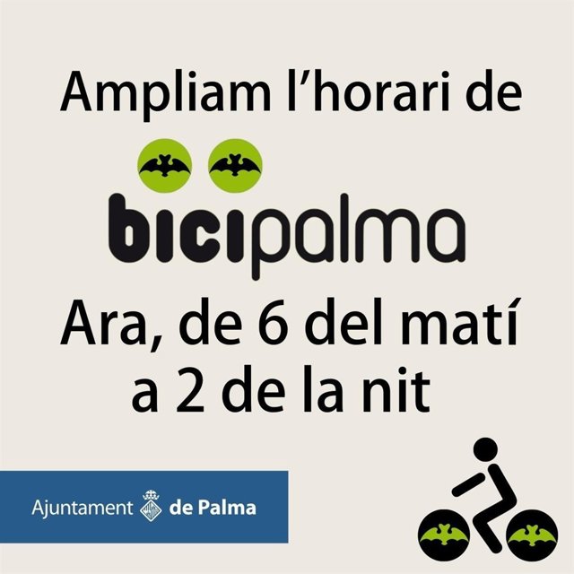 Bicipalma amplia horario