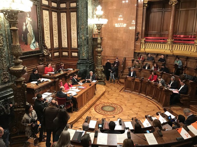 Pleno del Ayuntamiento de Barcelona