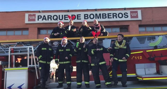 Bomberos de la Comunidad de Madrid en Navidad