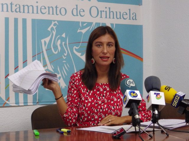 Mónica Lorente exalcaldesa de Orihuela